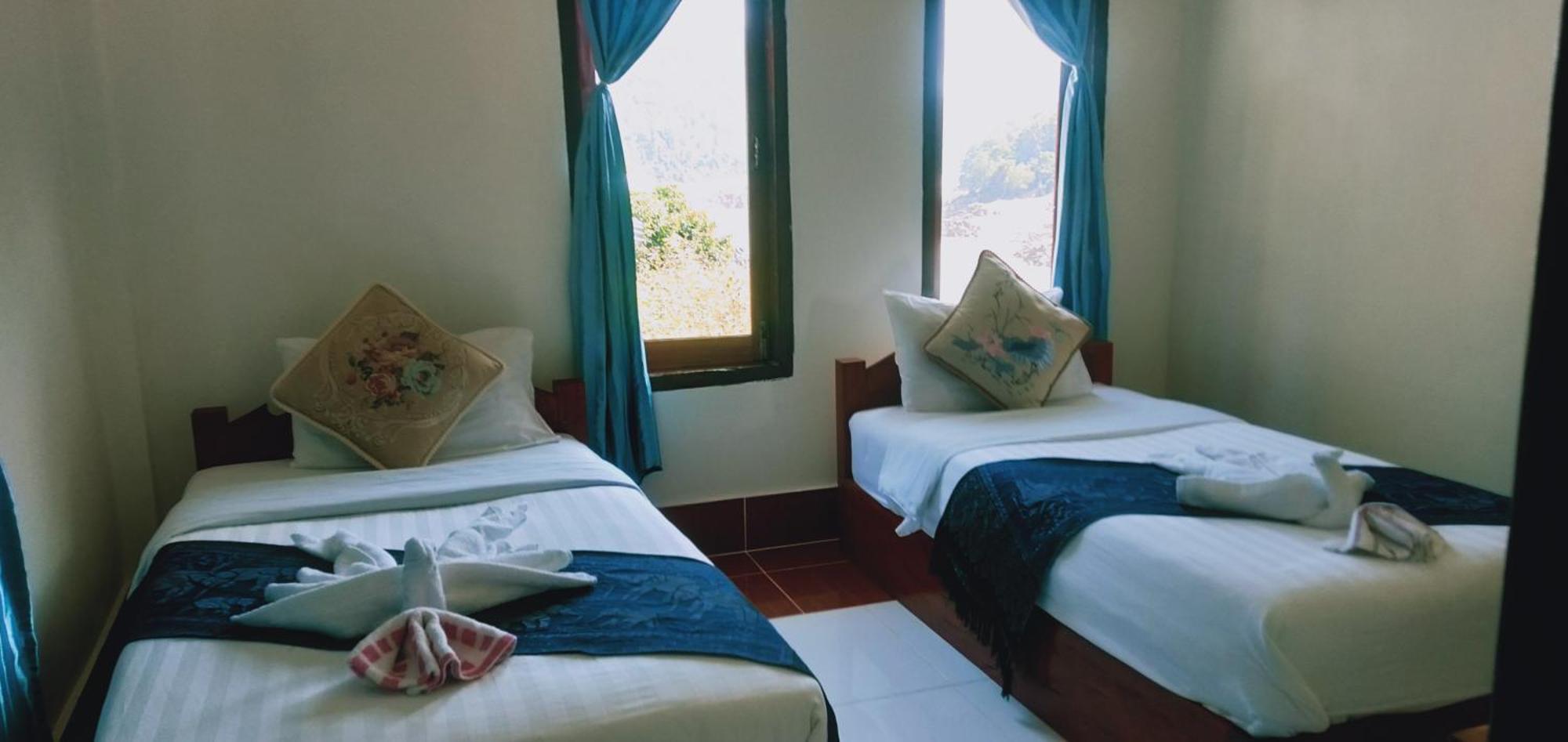 Villa Mekong Guesthouse Muang Pakbèng Værelse billede