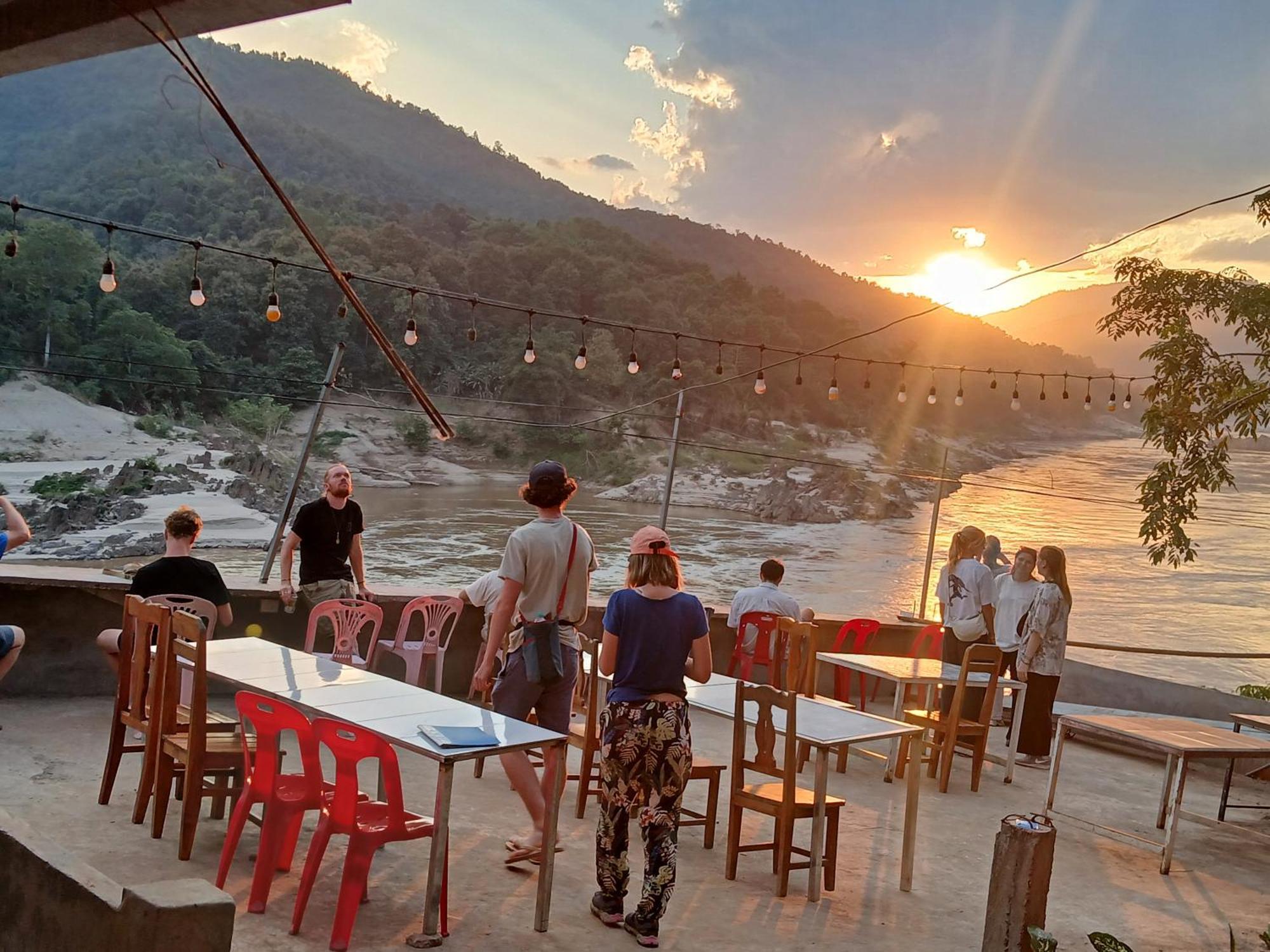 Villa Mekong Guesthouse Muang Pakbèng Eksteriør billede